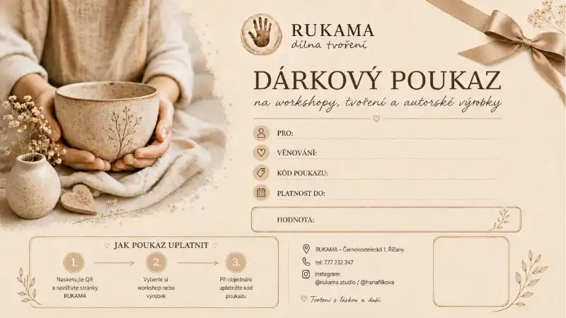 Náhled dárkového poukazu RUKAMA